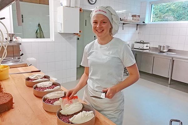 Täglich frische Kuchen und Torten